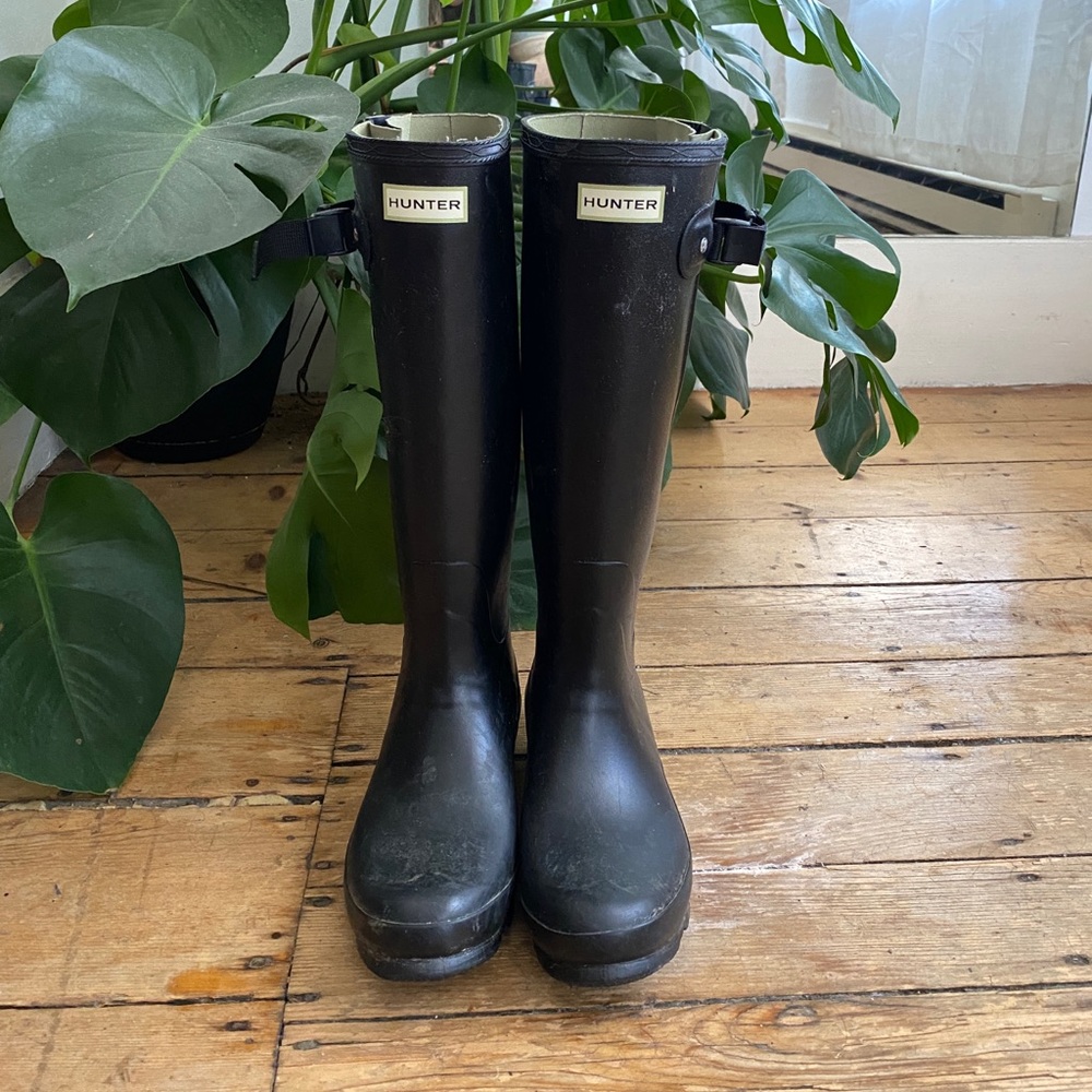 Hunter Rain Boots Norris Field Boots sz 9 matte